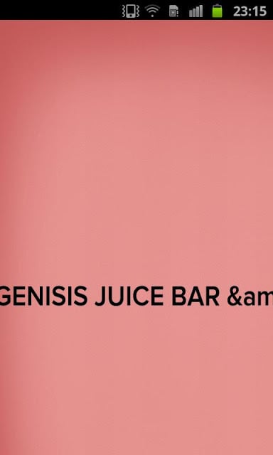 GENISIS JUICE BAR &amp; GRILL截图1