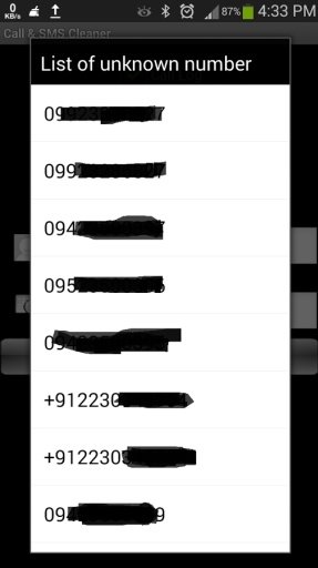 Call Log and SMS Cleaner截图3