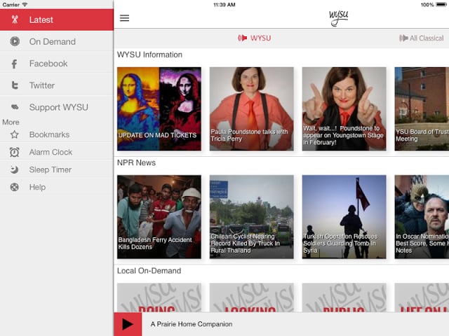 WYSU Public Radio App截图2