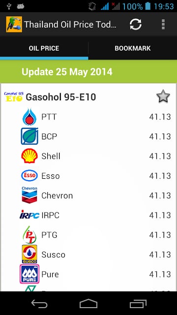 Thailand Oil Price Today截图4