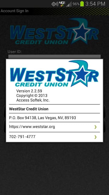 WestStar CU Mobile Banking截图1