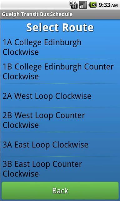 Guelph Transit Bus Schedule截图2