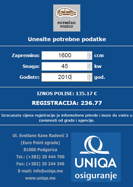 Registracija Vozila MNE截图2