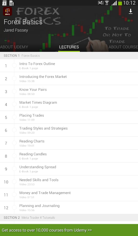 Forex Basics - Udemy Cou...截图7