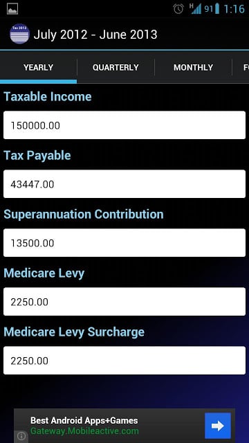 Australian Tax Calculator截图1