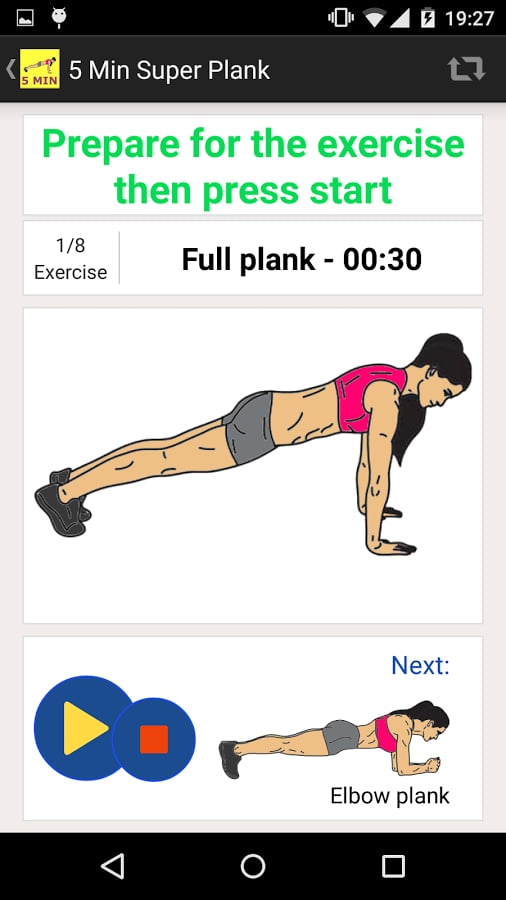 5 Minute Super Plank Wor...截图2