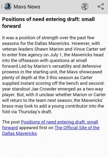 Dallas Mavericks News截图4