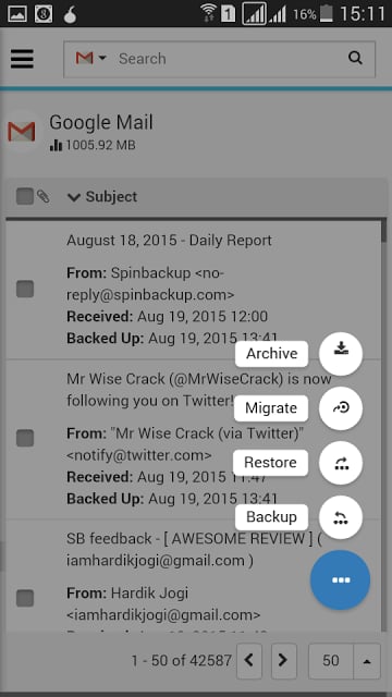 Spinbackup - Backup &amp; Restore截图7