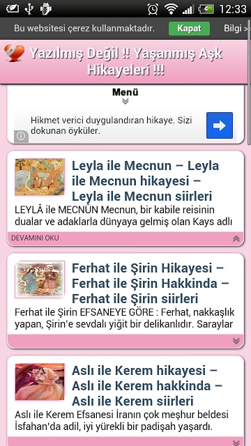 Yaşanmış Aşk Hikayeleri截图3