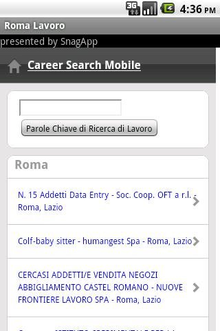 Lavoro a Roma截图1