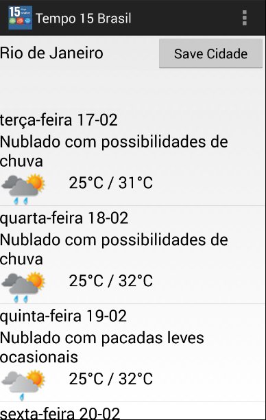 Previsão do Tempo Brasil截图2