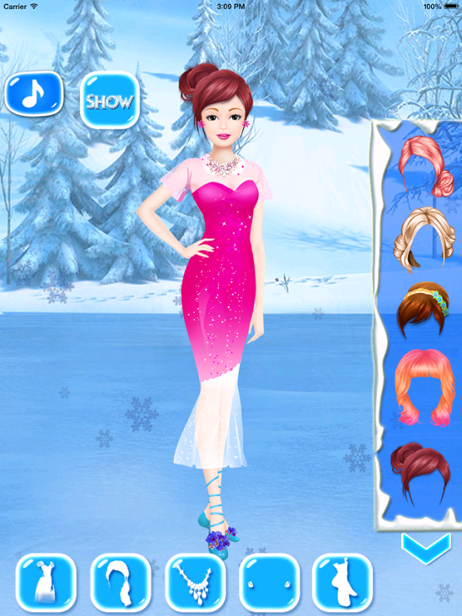 Frozen doll dressup截图5