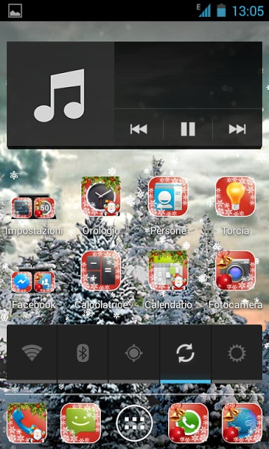 Merry KitKat Xmas Holo - Theme截图1