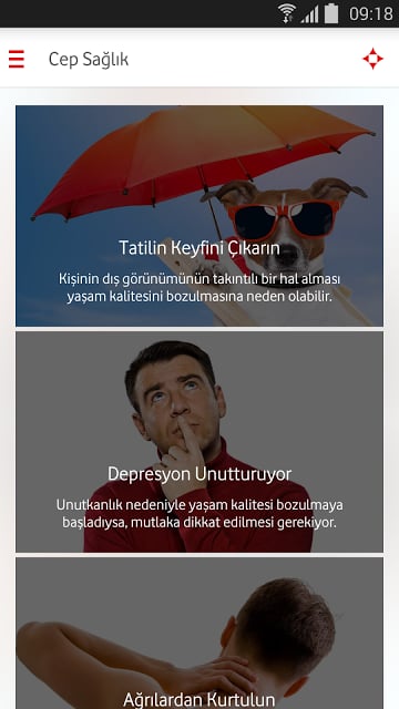 Vodafone Cep Sağlık截图4