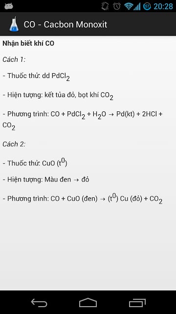 Nhận biết h&oacute;a học截图1