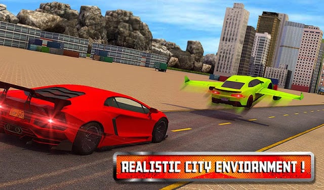 Flying Car Stunts 2016截图8