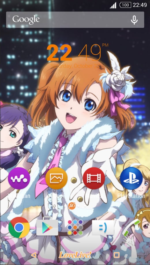 Snow Halation - Xperia Theme截图2