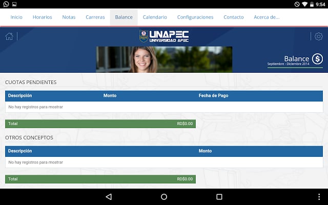 UNAPEC Virtual Estudiantes截图1