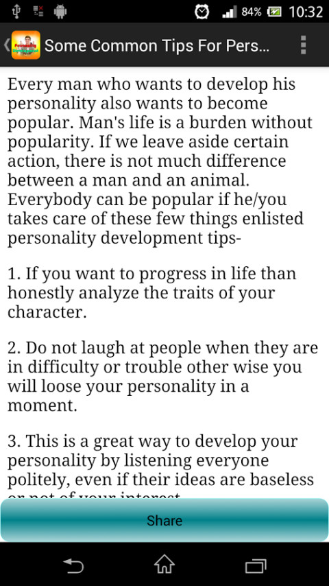 Personality Development Tips截图6