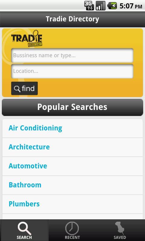 Tradie Directory截图2