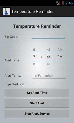 Temperature Reminder截图2