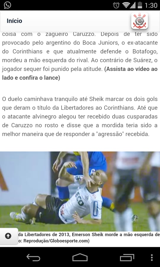 Not&iacute;cias do Corinthians截图3