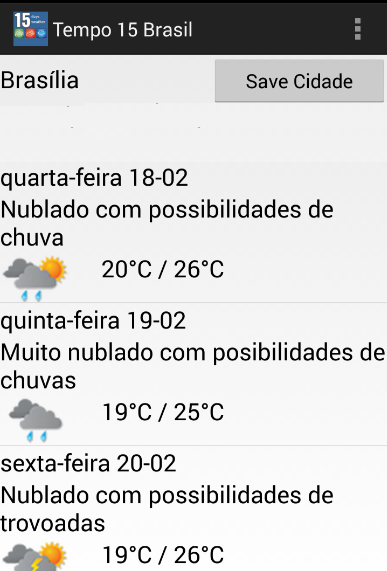 Previsão do Tempo Brasil截图4