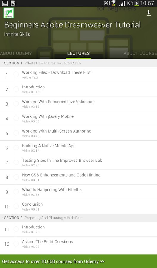 Udemy Dreamweaver CS5.5 ...截图7