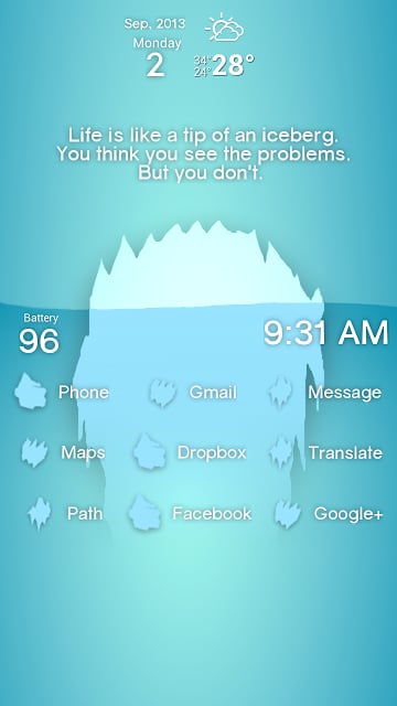 Iceberg Theme ssLauncher OR截图7