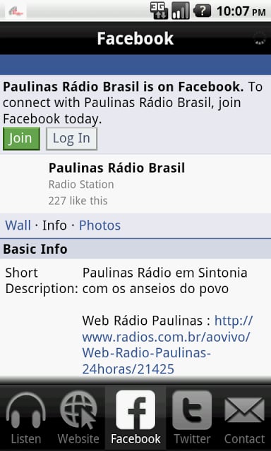 Web R&aacute;dio Paulinas截图2