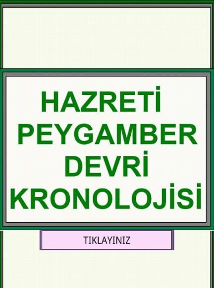 Hazreti Peygamber Kronolojisi截图1