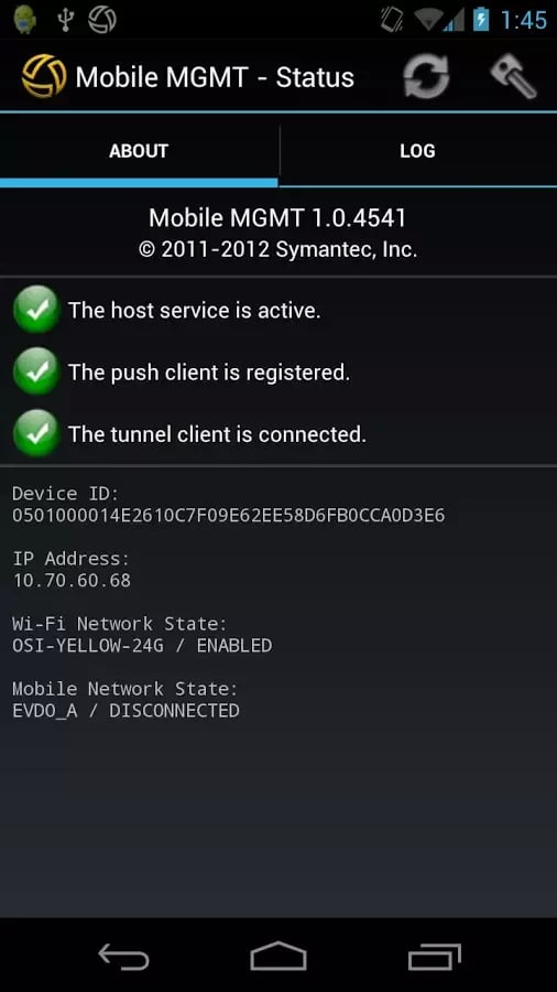 Symantec Mobile Management截图4