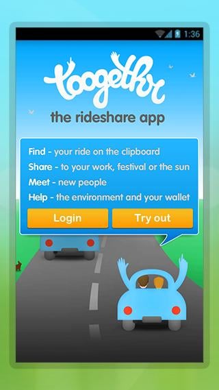 Toogethr, the carpool app截图3