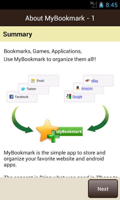 My Bookmarks (Free)截图3