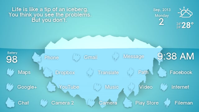 Iceberg Theme ssLauncher OR截图8