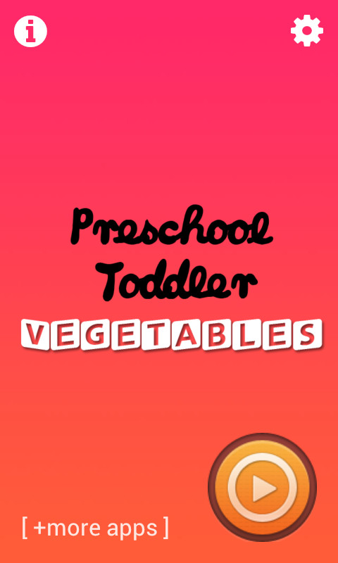 Preschool Toddler Vegetables截图1