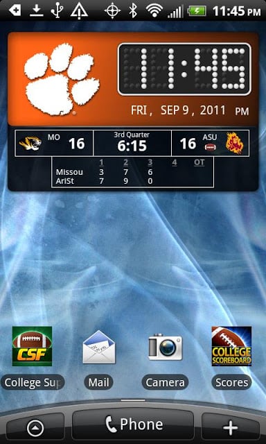 Clemson Tigers Live Clock截图1