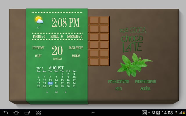 Chocolate Box Theme Note 10.1截图5