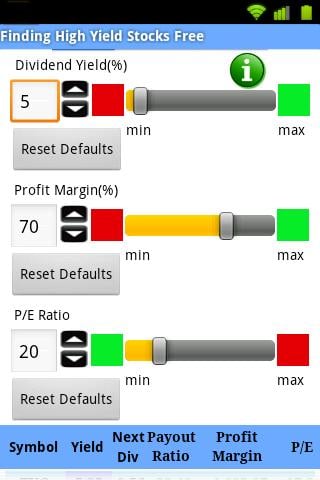 Finding High Yield Stocks Free截图1