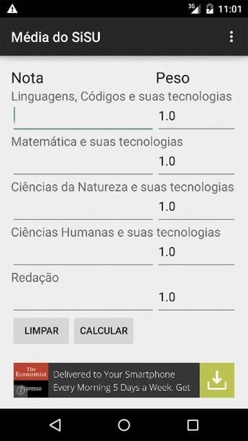 M&eacute;dia do SiSU截图3