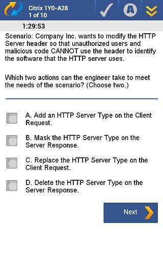 1Y0-A28 Citrix NetScaler...截图2