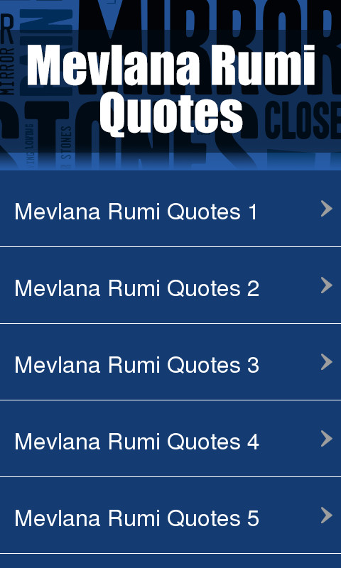 Mevlana Rumi Quotes截图2