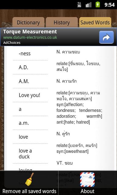 Dictionary English Thai Offline截图2