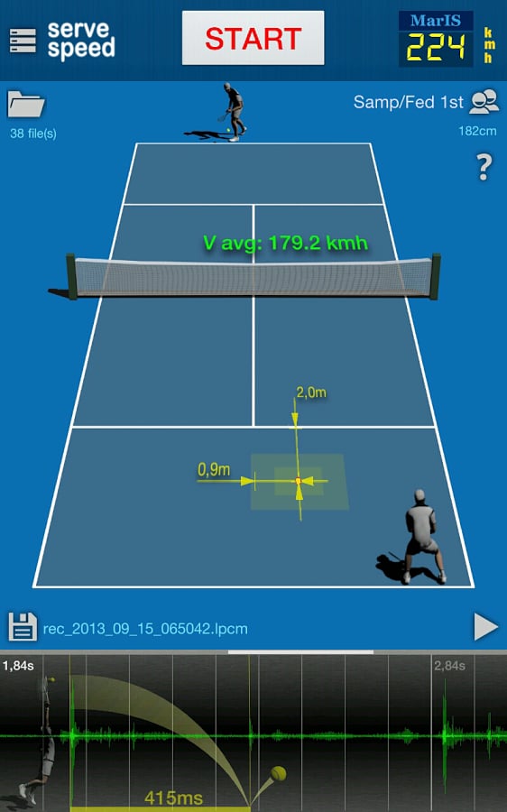 MarIS Tennis Serve Speed...截图1