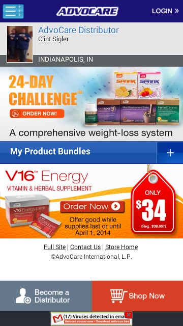 AdvoCare Online Ordering截图2