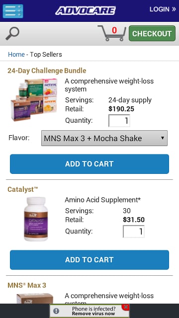 AdvoCare Online Ordering截图5