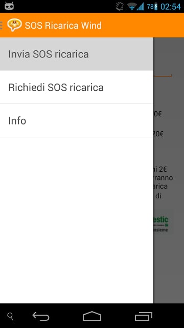 SOS Ricarica Wind截图5