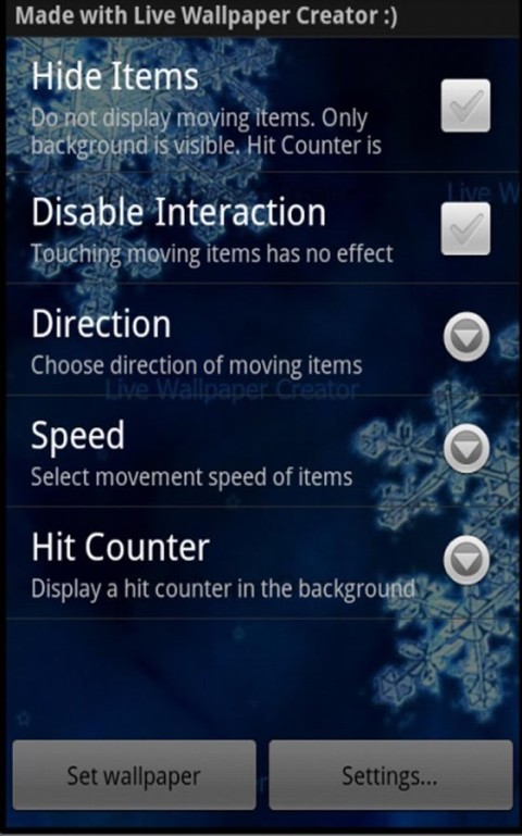 Snowflake LWP截图3