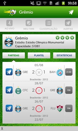 Hora do Gol, Futebol do Brasil截图5