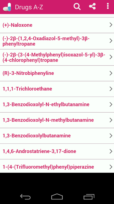 Drug dictionary - FREE截图9